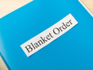 Blanket order 